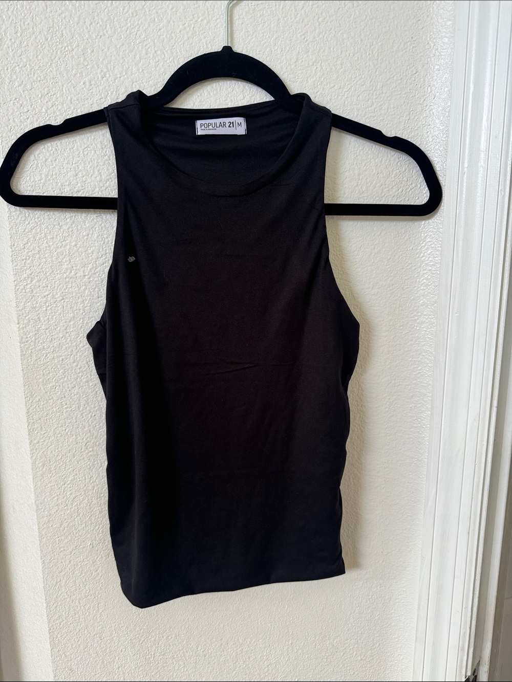 Popular 21 Black Ribbed Tank - Women's Sleeveless Top